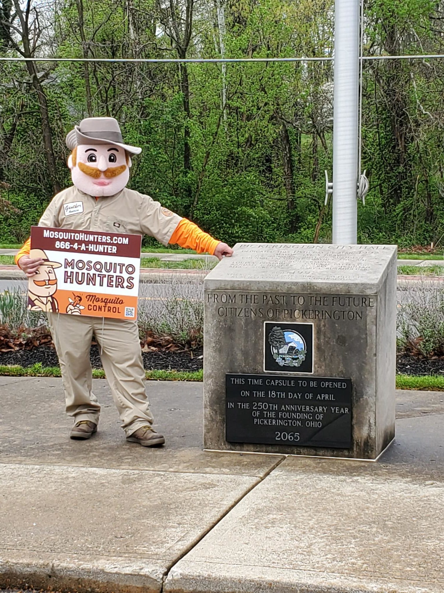 Mosquito Hunters Gunther at the founding of Pickerington, OH