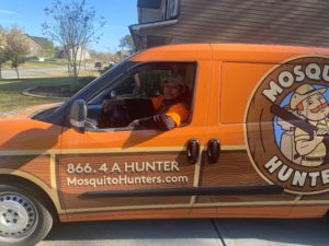 Mosquito Hunters man in Van in Powder Springs